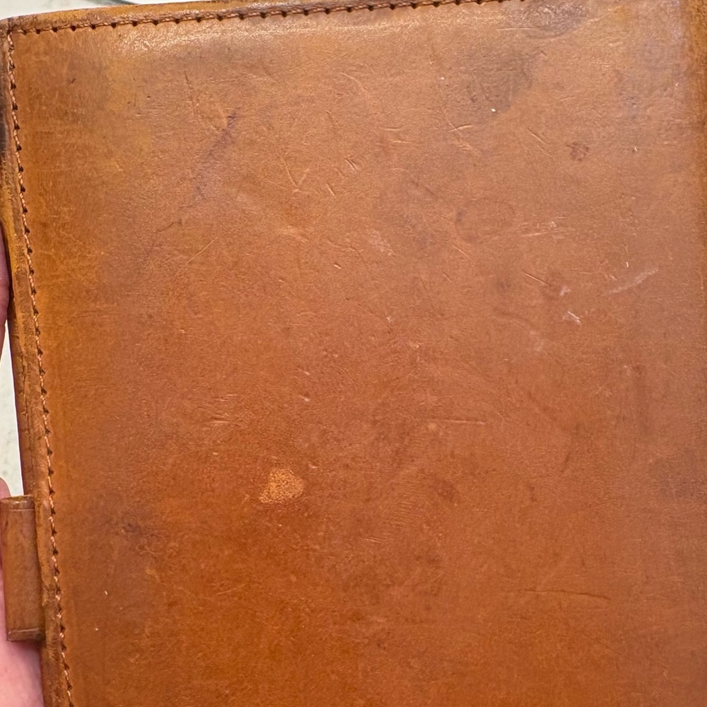 Coach vintage British tan travel wallet - Picture 3 of 9